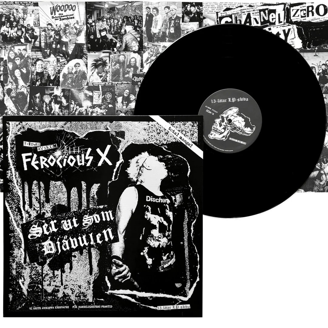 ［新品］FEROCIOUS X 「SER UT SOM DJÄVULEN」 LP FEROCIOUS X - Ser Ut Som Djävulen LP | IRON LUNG RECORDS